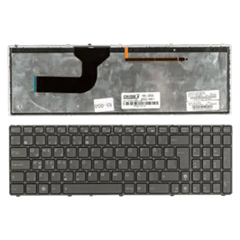 Asus A52, A53, F50, F55, X61 Serisi Notebook Klavye Işıklı (Siyah TR)