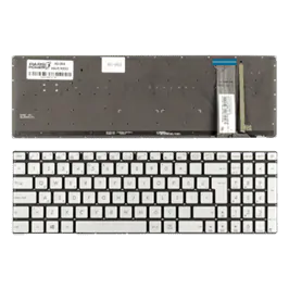 Asus 0KNB0-662BTU000, 0KNB0-662BUI00 Notebook Klavye Işıklı (Gümüş TR)
