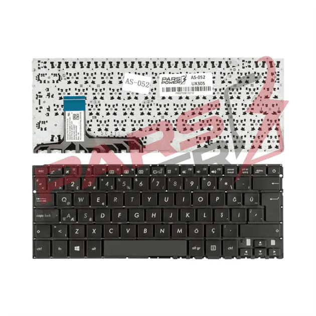 Asus ZenBook UX305 Notebook Klavye (Siyah TR)