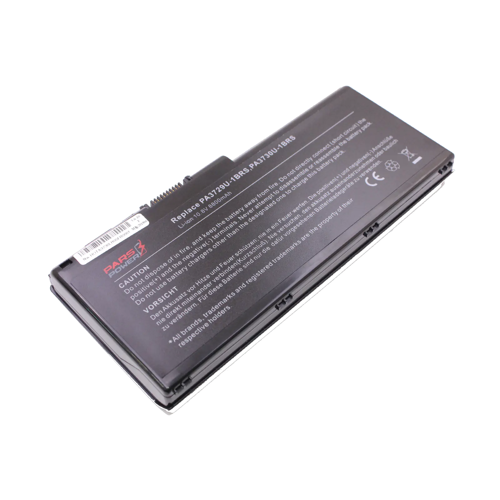 Toshiba PA3729U-1BAS, PA3730U-1BRS Notebook Batarya - Pil (Pars Power)