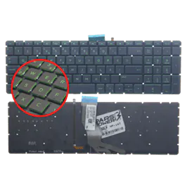 Hp 15-bs, 15-bw, 15-cb, 15-cc, 250 G6, 255 G6 Serisi Notebook Klavye Işıklı (Siyah TR)