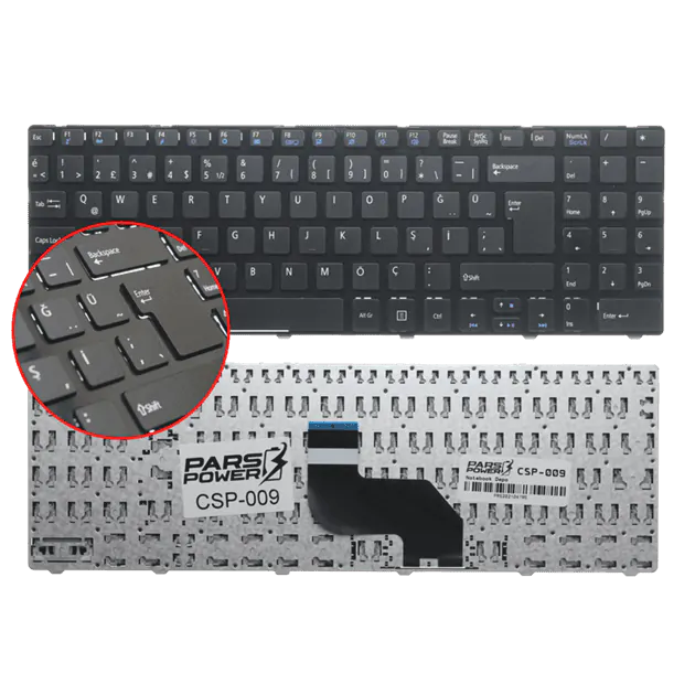 Casper Nirvana A15, A15A, A15D, A15E Notebook Klavye (Siyah TR)