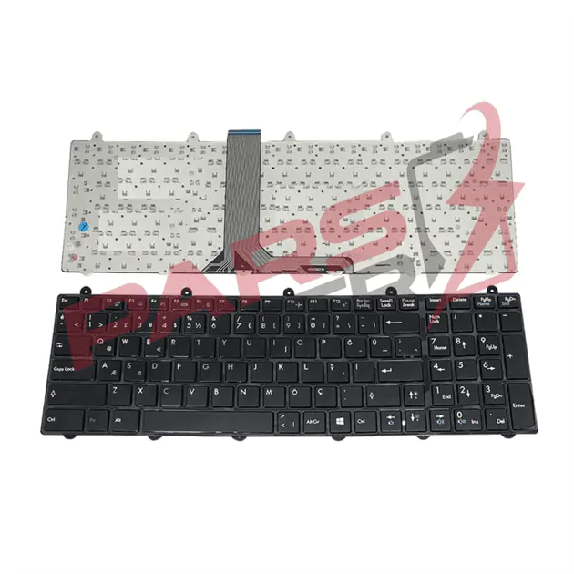 Msi GE60, GE70, GT60, GT70 Notebook Klavye (Siyah TR)