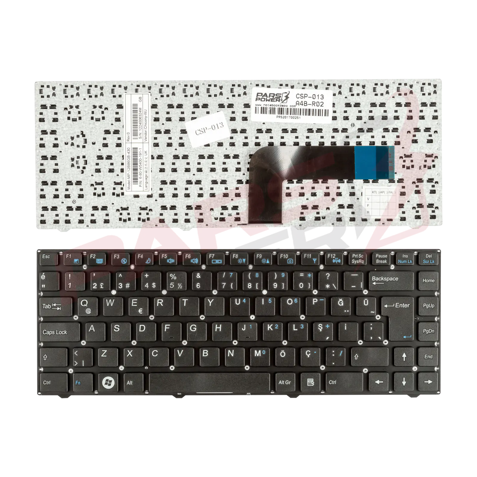 Exper A4B-R02 Notebook Klavye (Siyah TR)