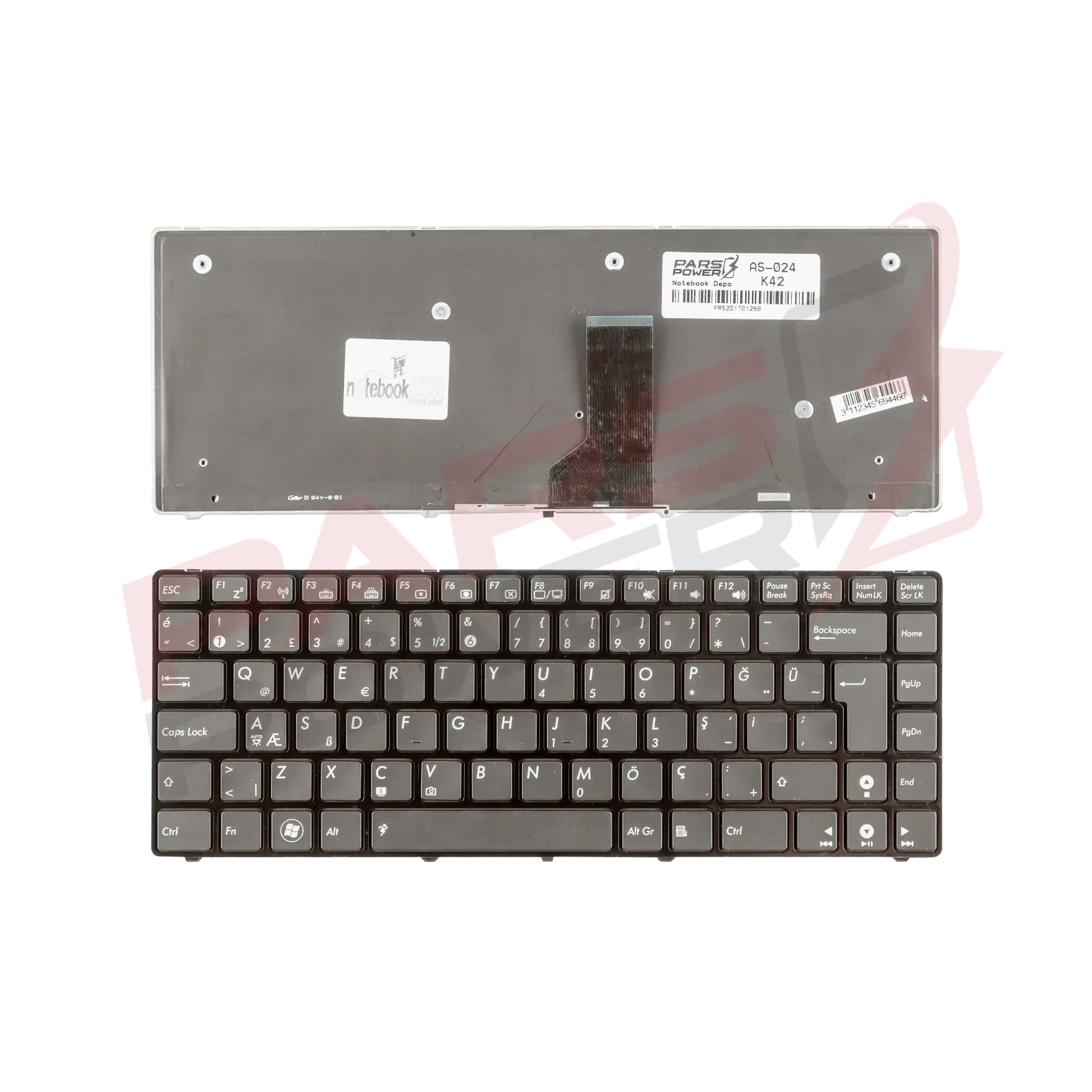 Asus 04GNV61KTU00-3 Notebook Klavye (Siyah TR)