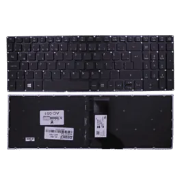 Acer Aspire A515-41, A515-51, E5-522G Notebook Klavye Işıklı (Siyah TR)