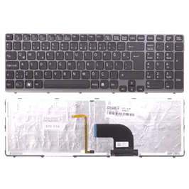 SVE 15, SVE15, SVE 17, SVE17 Serisi Notebook Klavye Işıklı (Siyah TR)