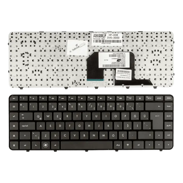 HP 2B-40601Q100, 2B-40615Q100, 06743-141 Notebook Klavye (Siyah TR)