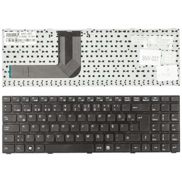 Exper 82R-15B011-4301 Notebook Klavye (Siyah TR)