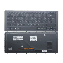 Sony Vaio Fit 15A multi-flip Klavye Işıklı (Siyah TR)