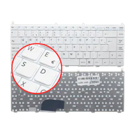 Sony Vaio 147963021, 1-479-630-21 Notebook Klavye (Beyaz TR)