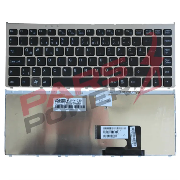 Sony Vaio VGN-FW Serisi Notebook Klavye (Siyah TR)