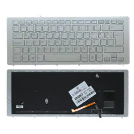 Sony Vaio Fit 15A multi-flip Klavye Işıklı (Gümüş TR)