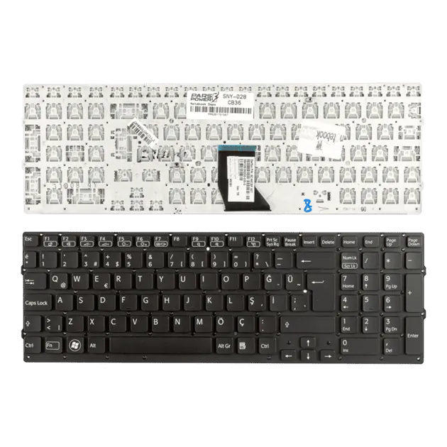 Sony Vaio 148954861 SE0BF Notebook Klavye (Siyah TR)