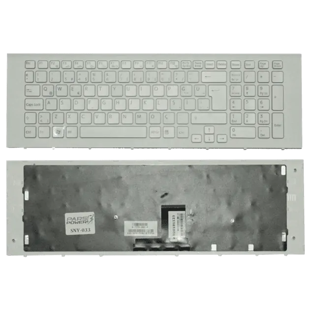 Sony Vaio VPCEC1A4E, VPCEC1B4E, VPCEC1C4E Notebook Klavye (Beyaz TR)