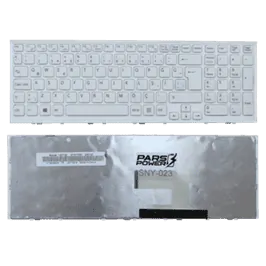 Sony 148970811, 148970991, 20120817 Notebook Klavye (Beyaz TR)
