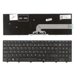 Dell Latitude 3550, Vostro 15-3558 Notebook Klavye (Siyah TR)