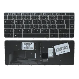 Hp EliteBook 840 G4 (X3V02AV) Notebook Klavye Işıklı (Siyah TR)