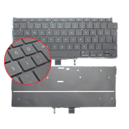 Apple MacBook Air 13" A2179 (EMC 3302) Klavye Işıklı (Siyah TR)