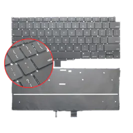 Apple MacBook Air 13" A2179 (EMC 3302) Klavye Işıklı (Siyah ING)