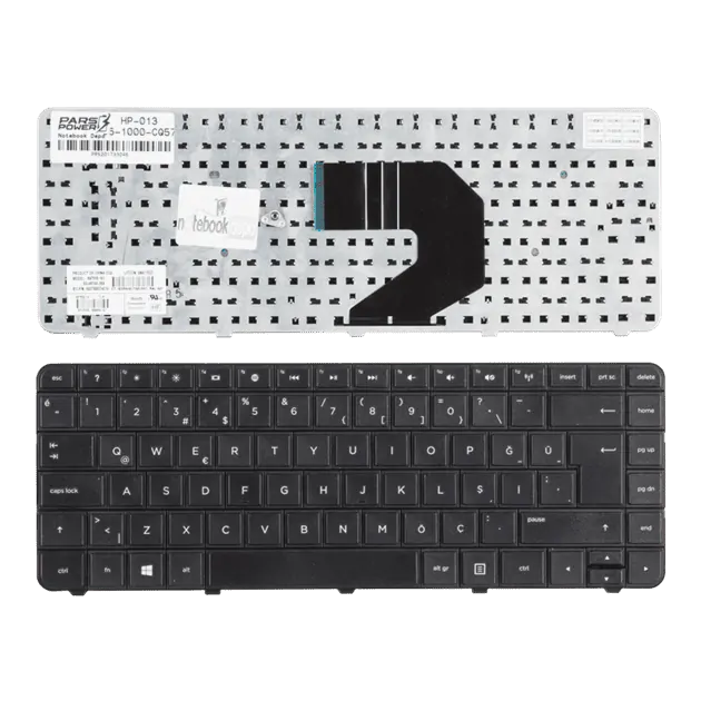 HP 1000, HP 2000 Notebook Klavye (Siyah TR)