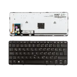 HP EliteBook 820 G2 Notebook Klavye (Siyah TR)