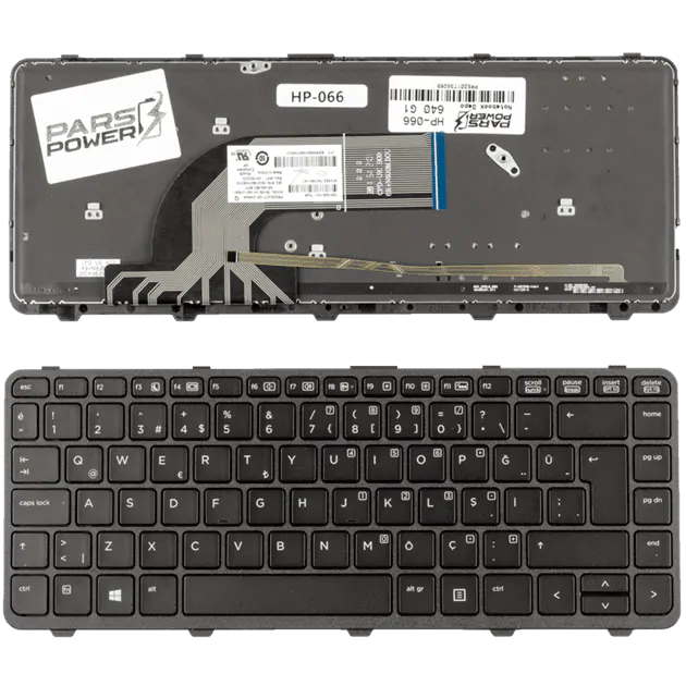 Hp ProBook 640 G1 Notebook Klavye Işıklı (Siyah TR)