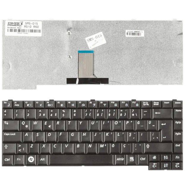 Samsung NP-E152, NP-P510, NP-P560 Notebook Klavye (Siyah TR)