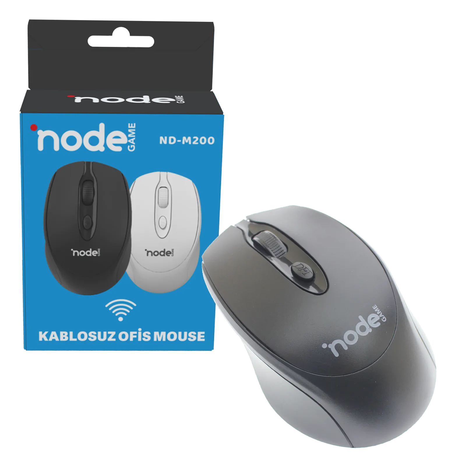 Node Game ND-M200S Optik Kablosuz Wireless Mouse (Siyah)