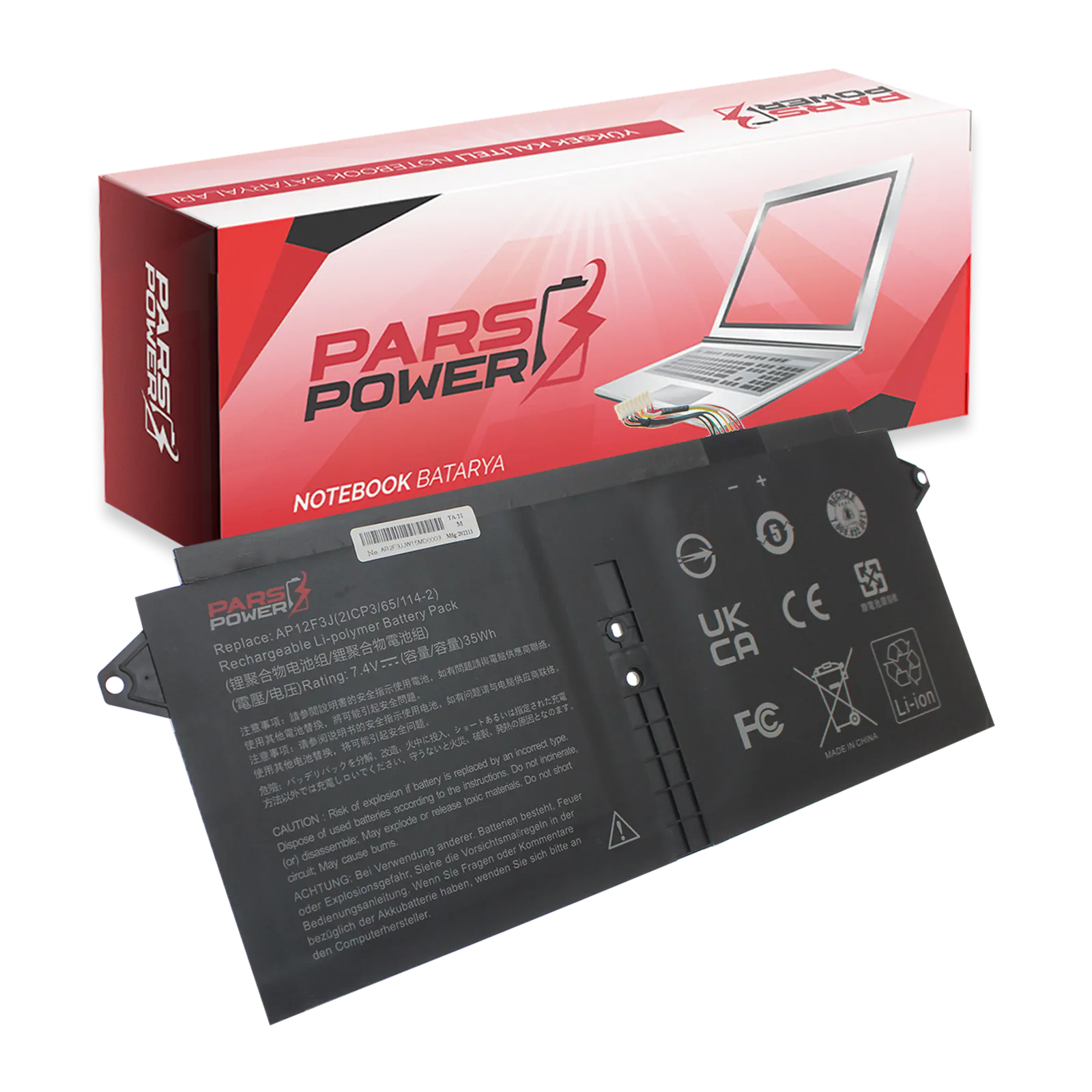 Acer Aspire S7-392 Serisi Notebook Batarya - Pil (Pars Power)
