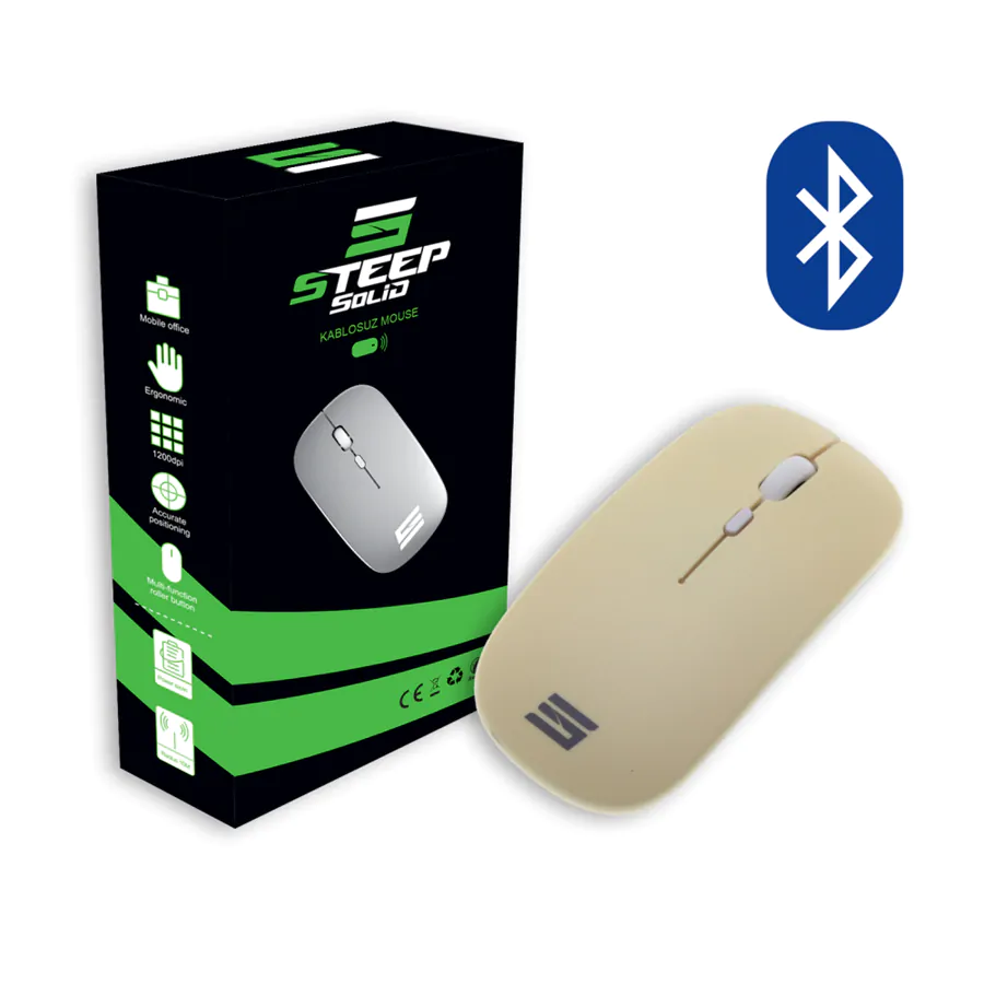 Steep Solid Magic 2.4G Bluetooth Mouse (Sarı)
STEEPM1Y