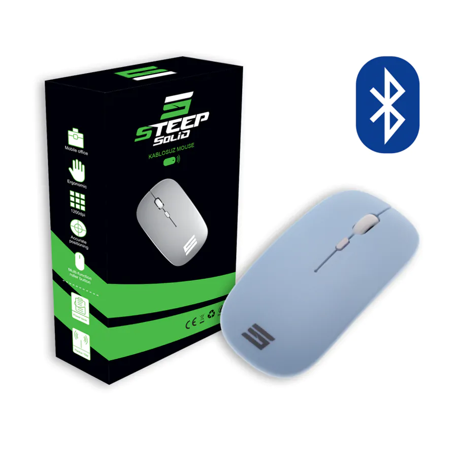 Steep Solid Magic 2.4G Bluetooth Mouse (Mavi)
STEEPM1M