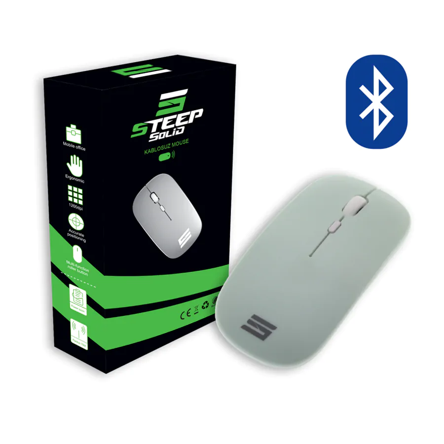 Steep Solid Magic 2.4G Bluetooth Mouse (Yeşil)
STEEPM1G