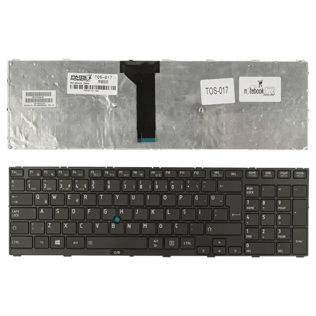 Toshiba MP-12Q66TQ63561W Notebook Klavye (Siyah TR)
