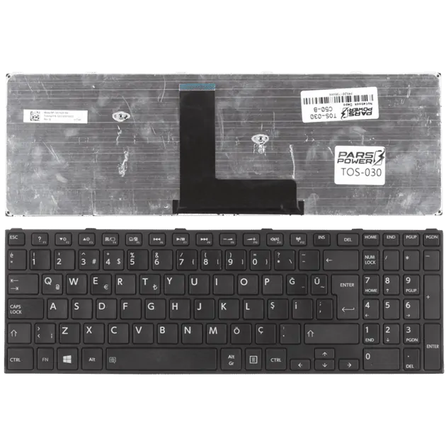 Toshiba Satellite 9Z.NBDSC.001 Notebook Klavye (Siyah TR)