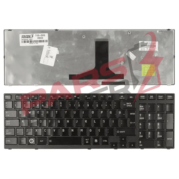 Toshiba 9Z.N4YBC.001, 9Z.N4YBC.00T Notebook Klavye (Siyah TR)