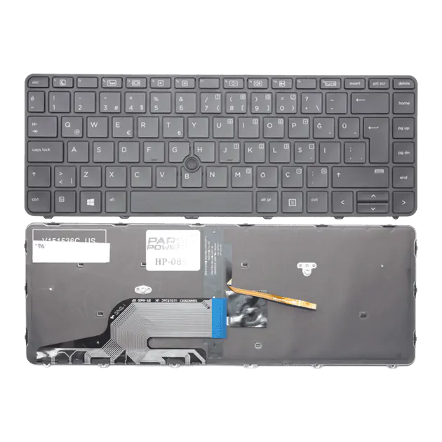 Hp ProBook 440 G4 Z3A11ES, Z3A12ES Notebook Klavye Işıklı (Siyah TR)