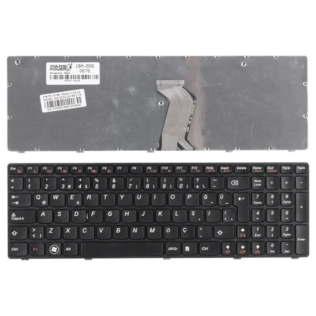 Lenovo G575 Notebook Klavye (Siyah TR)