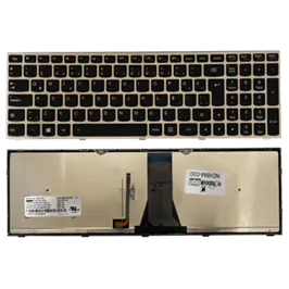 Lenovo 300-15ISK 80Q700L7TX, 80Q700L8TX Notebook Klavye Işıklı (Gümüş TR)