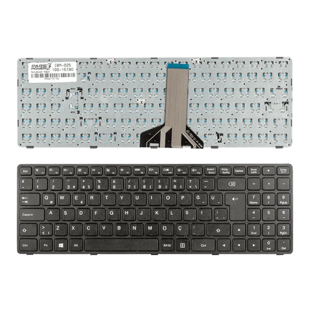 Lenovo 100-15ibd İ3, İ5, İ7, 80QQ, A69 Notebook Klavye (Siyah TR)