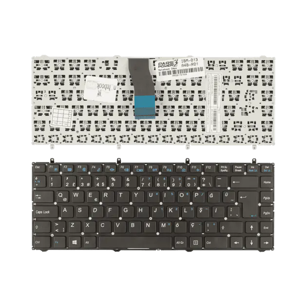 Exper Ultranote A4B-C65 Notebook Klavye (Siyah TR)