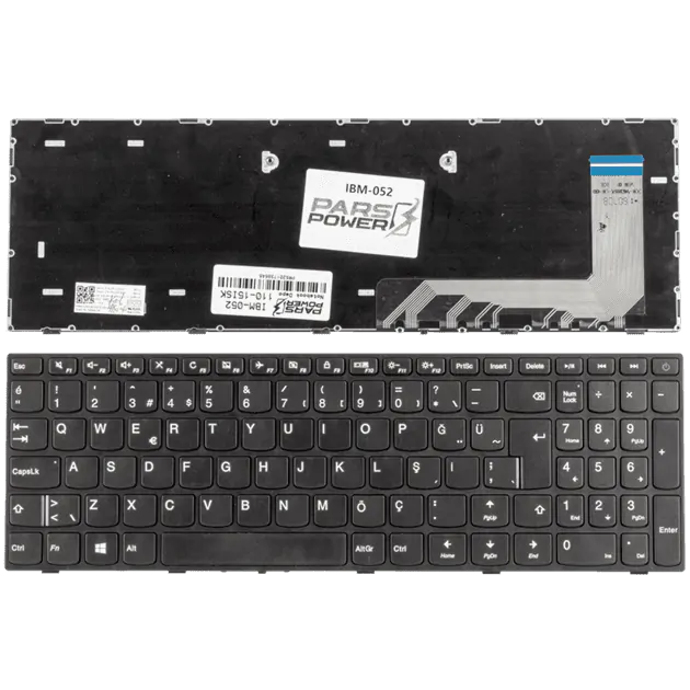Lenovo 110-15ISK Notebook Klavye (Siyah TR)