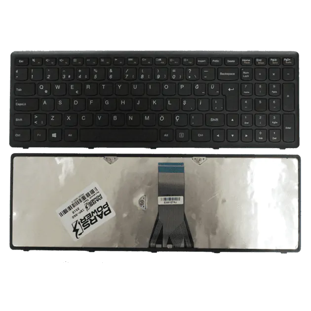 Lenovo 25211020, 25211028, 25211050, 25211080 Notebook Klavye (Siyah TR)