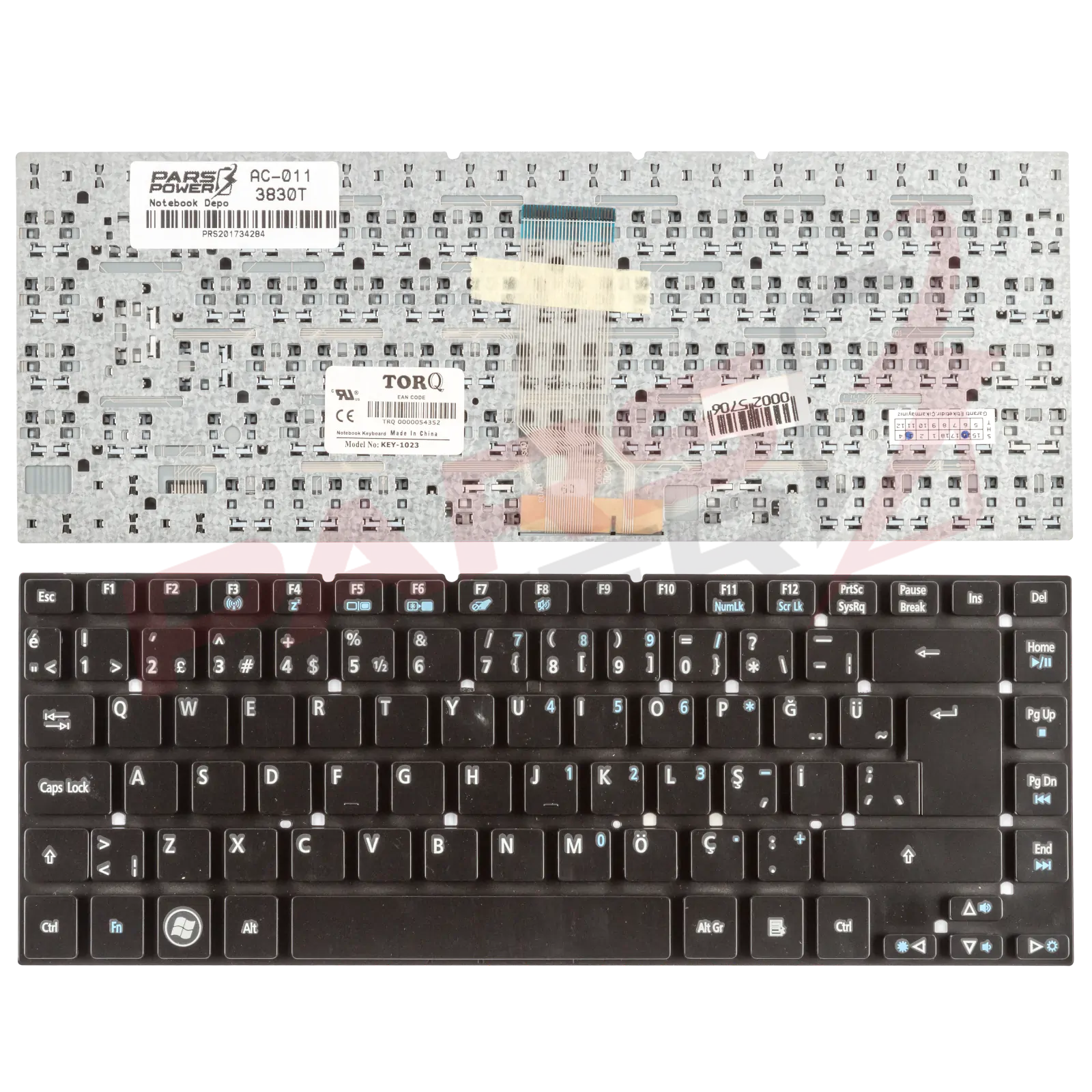Packard Bell EASYNOTE TF71-BM Notebook Klavye (Siyah TR)