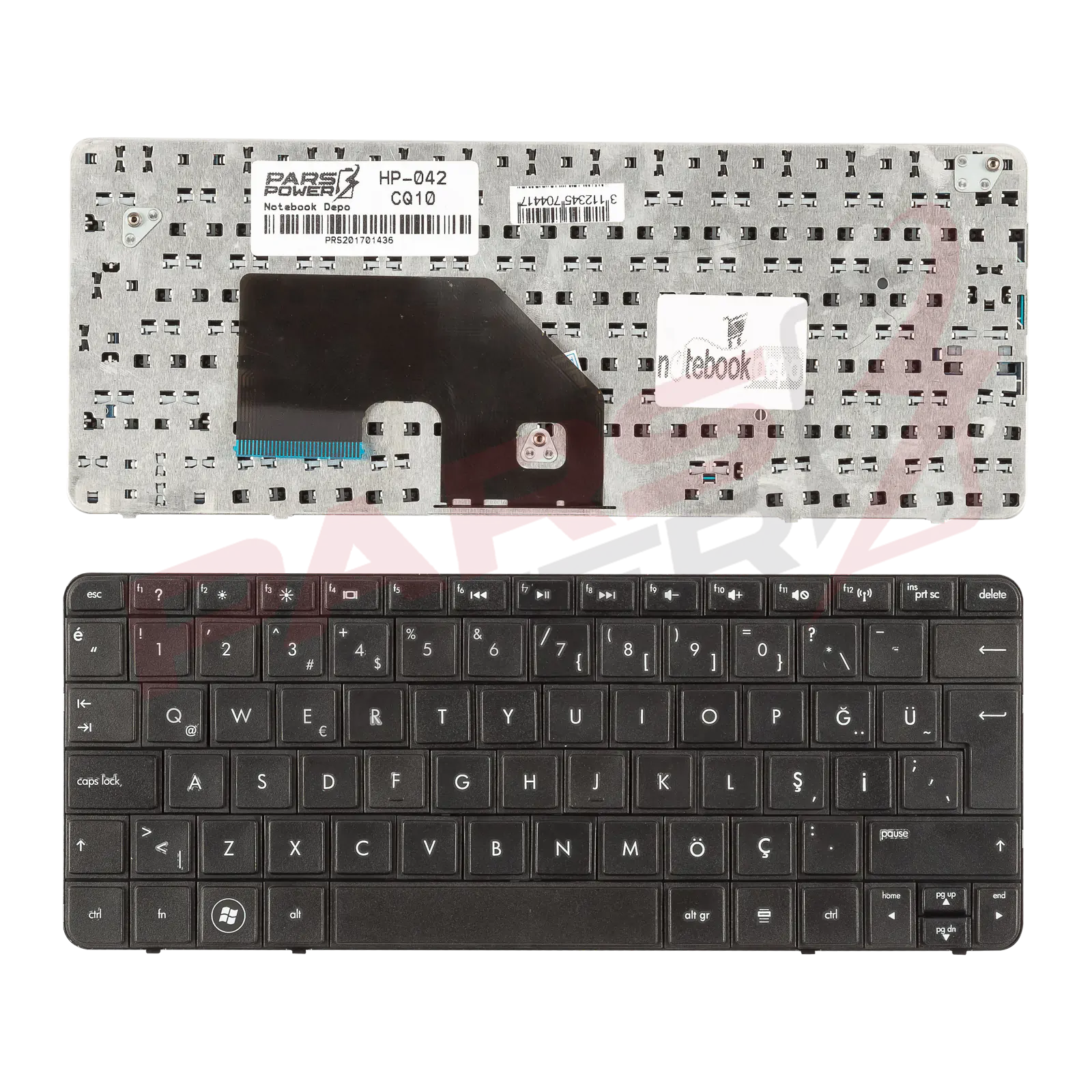 Hp 606618-001 Notebook Klavye (Siyah TR)